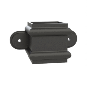 xl aluminium rectangluar downpipe loose socket c/w spigot