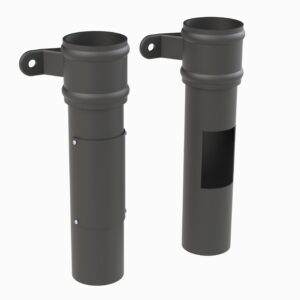 75 dia socket with ears + access pipe client min
