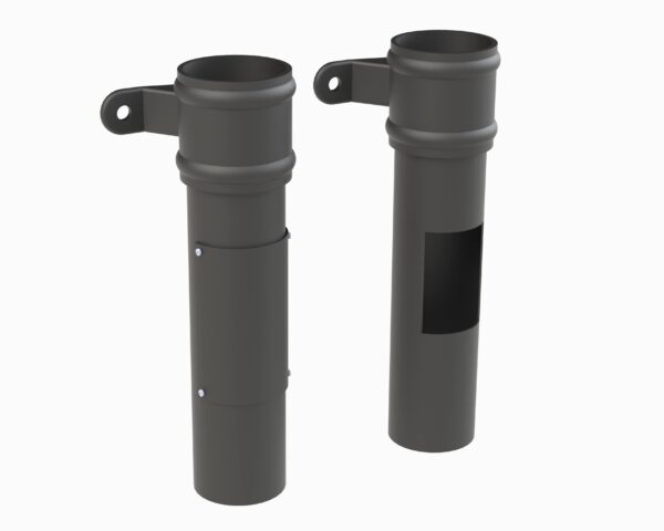 75 dia socket with ears + access pipe client min
