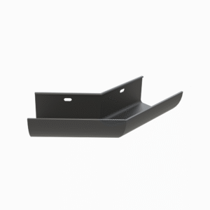 sl aluminium half round gutter irregular external angle