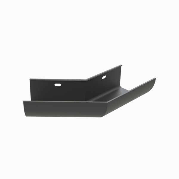 sl aluminium half round gutter irregular external angle