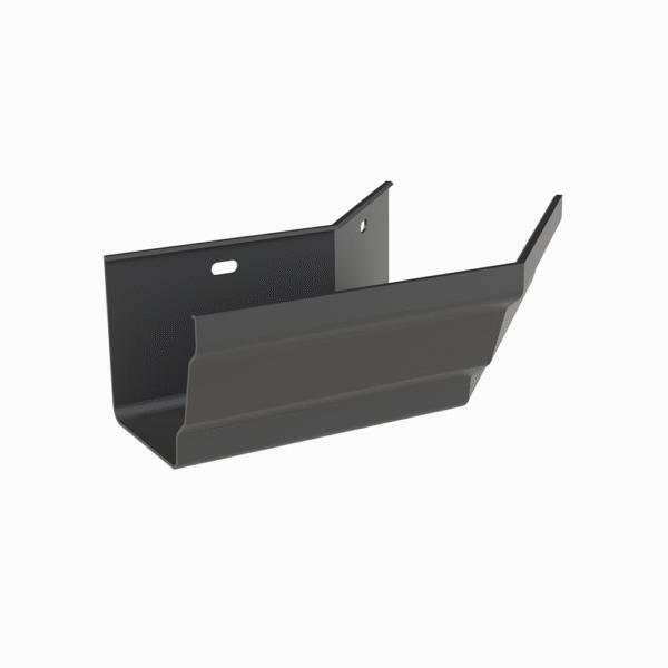sl aluminium moulded gutter stop end right hand