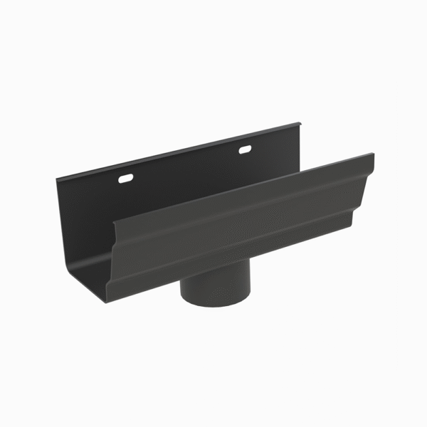 sl aluminium moulded gutter stop end right hand