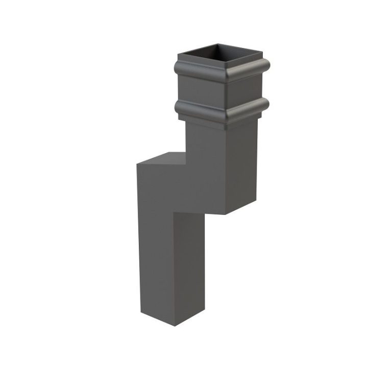 XL Aluminium Square/ Rectangular Downpipe Top Offset Medium - Yeoman ...