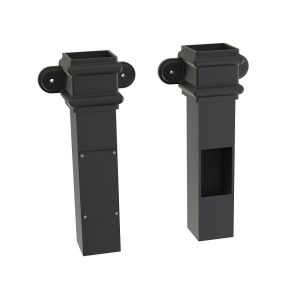 rainguard xl cast collared aluminium square rectangular access pipe with plate.jpg