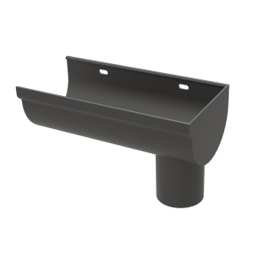 right rainguard xl deep flow hr aluminium 130mm stopend outlet