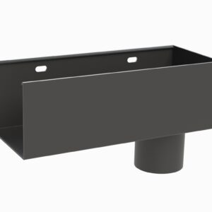125x100 box stop end outlet rh