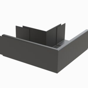 box gutter 90 degree external angle double joint