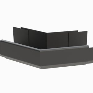 hex gutter 135 deg external