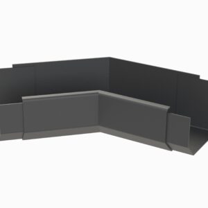 hex gutter 135 deg internal