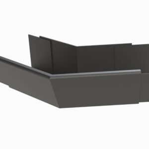 raked gutter 135 degree external angle