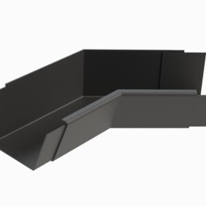 raked gutter 135 degree internal angle